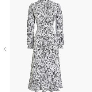 J. Crew ruffle neck peasant dress size 16